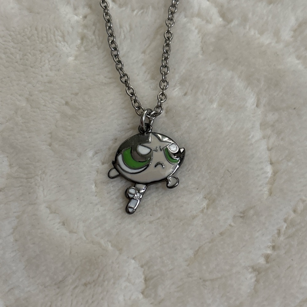 3 / $30 💘 Powerpuff Girls Buttercup Necklace